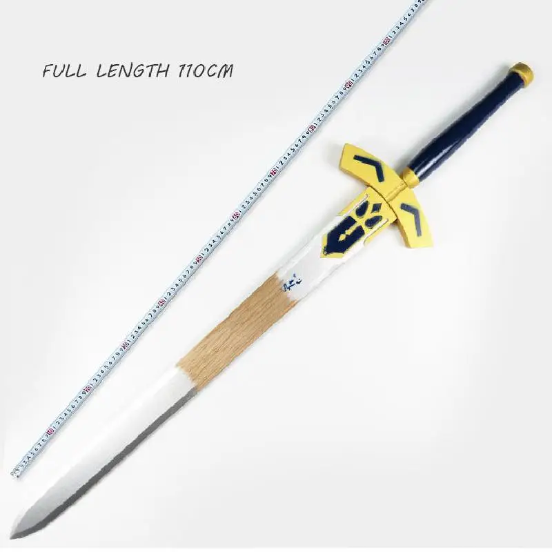 Деревянный меч оружие Alter Saber Аниме Косплей Excalibur игра деревянный самурайский нож