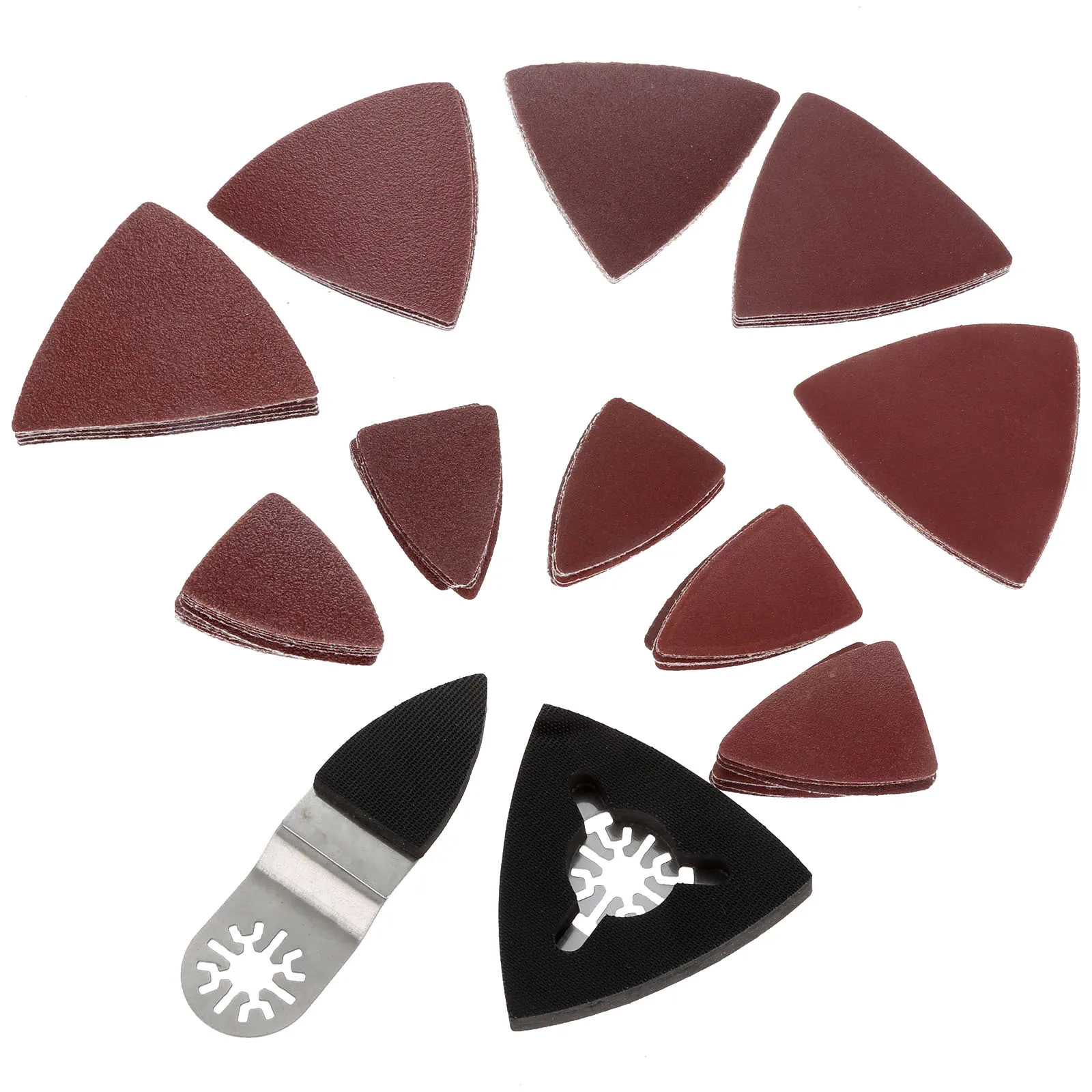 

77 шт./компл. Смешанная шлифовальная бумага/наждачная бумага с осциллирующим многофункциональным инструментом для Multimaster Fein Dremel