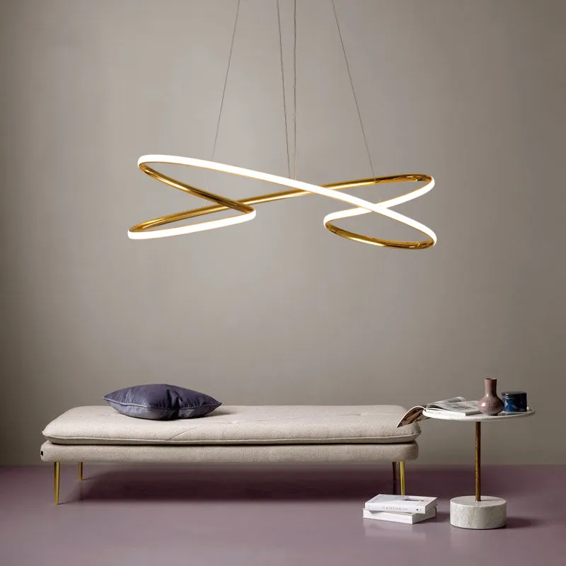 Минималистичный подвесной современный светодиодный светильник для столовой