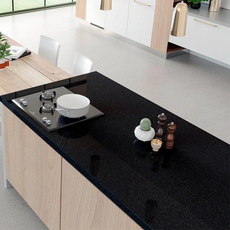 Черные водонепроницаемые наклейки для кухни, защищающие от жира, самоклеящаяся обои для стен, мебель, столешницы, шкафы и двери, пленка для ремонта.