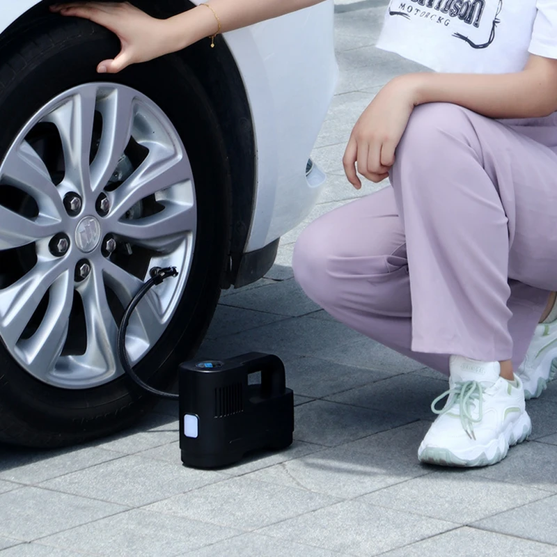 

Автомобильный воздушный компрессор, цифровой насос для шин, 100psi, 12 В