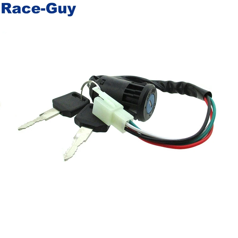 4 Wire On Off Ignition Key Switch For 50cc 70cc 90cc 110cc 125cc 150cc ATV Quad Wheeler Pit Dirt Bike Motorcycle |