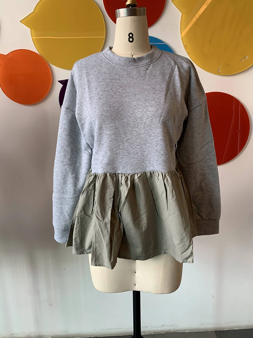 Толстовка Женская с длинным рукавом модный Свободный пуловер в Корейском стиле