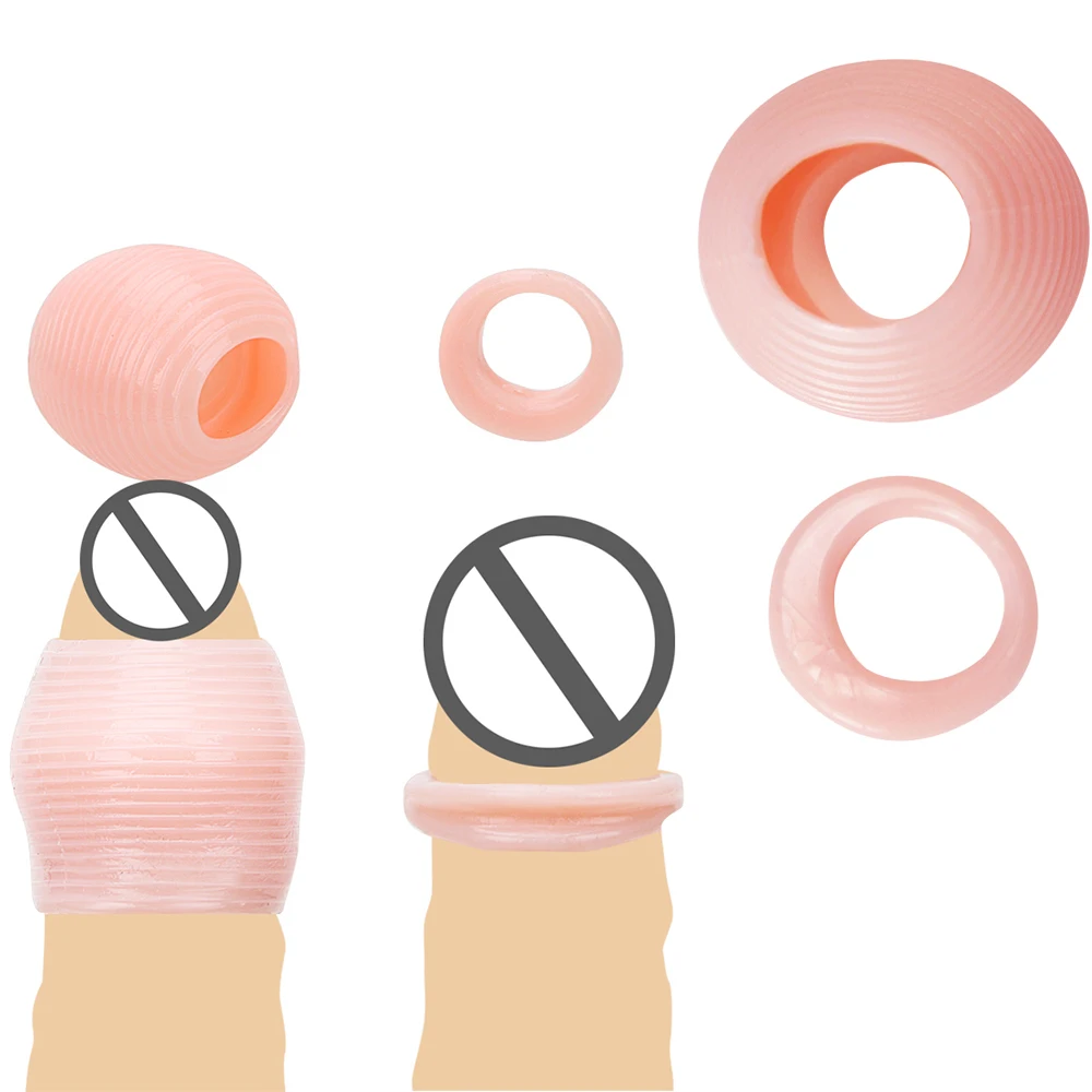 Блокировка члена 2 предмета в комплекте задержка эякуляции для пениса Кольца