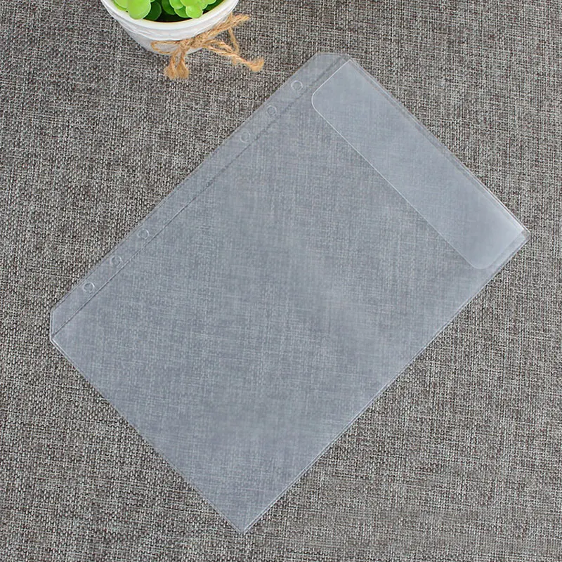 Прозрачный держатель для карт 10 шт./лот аксессуары из ПВХ колец переплетов A5