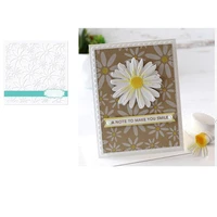 small daisy flower background decoration 2021new metal cutting stencil diy scrapbooking easter craft embossing making albums