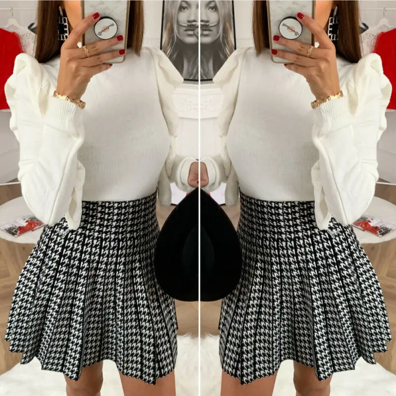 Женская облегающая мини юбка с высокой талией повседневное короткое коктейльное