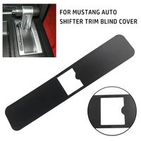 1x durable universal decorative board automatic shifter trim louver cover 05 to 09 ford mustang gearshift blind cover hot sale