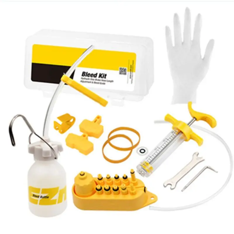 

Bicycle Bike Oil Bleed Kit Hydraulic Disc Brake Mineral Oil Filling Bleed Tool 425E