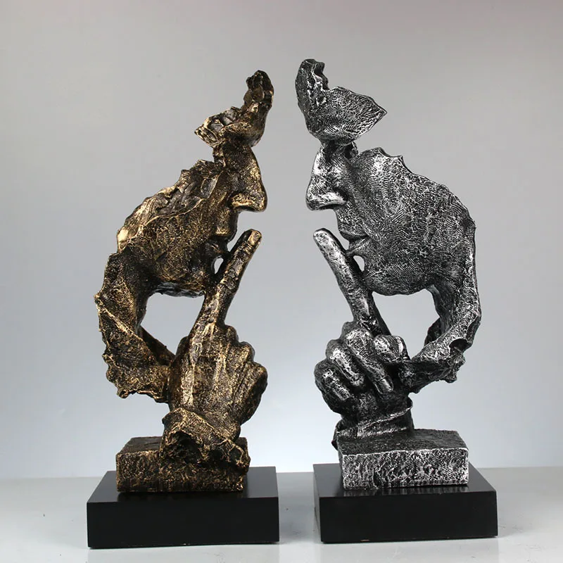 Маска Статуэтка из смолы 2019 статуэтка абстрактная тишина это золотые статуэтки