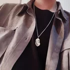 Новое ожерелье в стиле хип-хоп с человеческой головой в стиле Харадзюку готические пришельцы панк Рок уличное шикарное ожерелье мужское джентльменское вечернее ювелирное изделие Прямая поставка