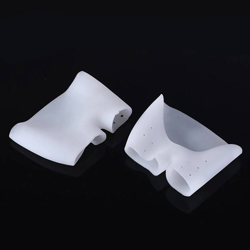 

1Pair Silicone Toe Separators Corrector Foot Straightener For Toes Haluksy Calluses Pad Hallux Valgus Corrector Foot Protector