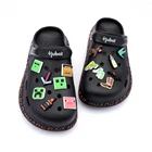 Игрушечные персонажи, Кроксы, подвески для обуви, украшение для обуви для мальчиков, меч, утка, лошадь, Боумен, браслеты, аксессуары, кубический мир, подарок для детей