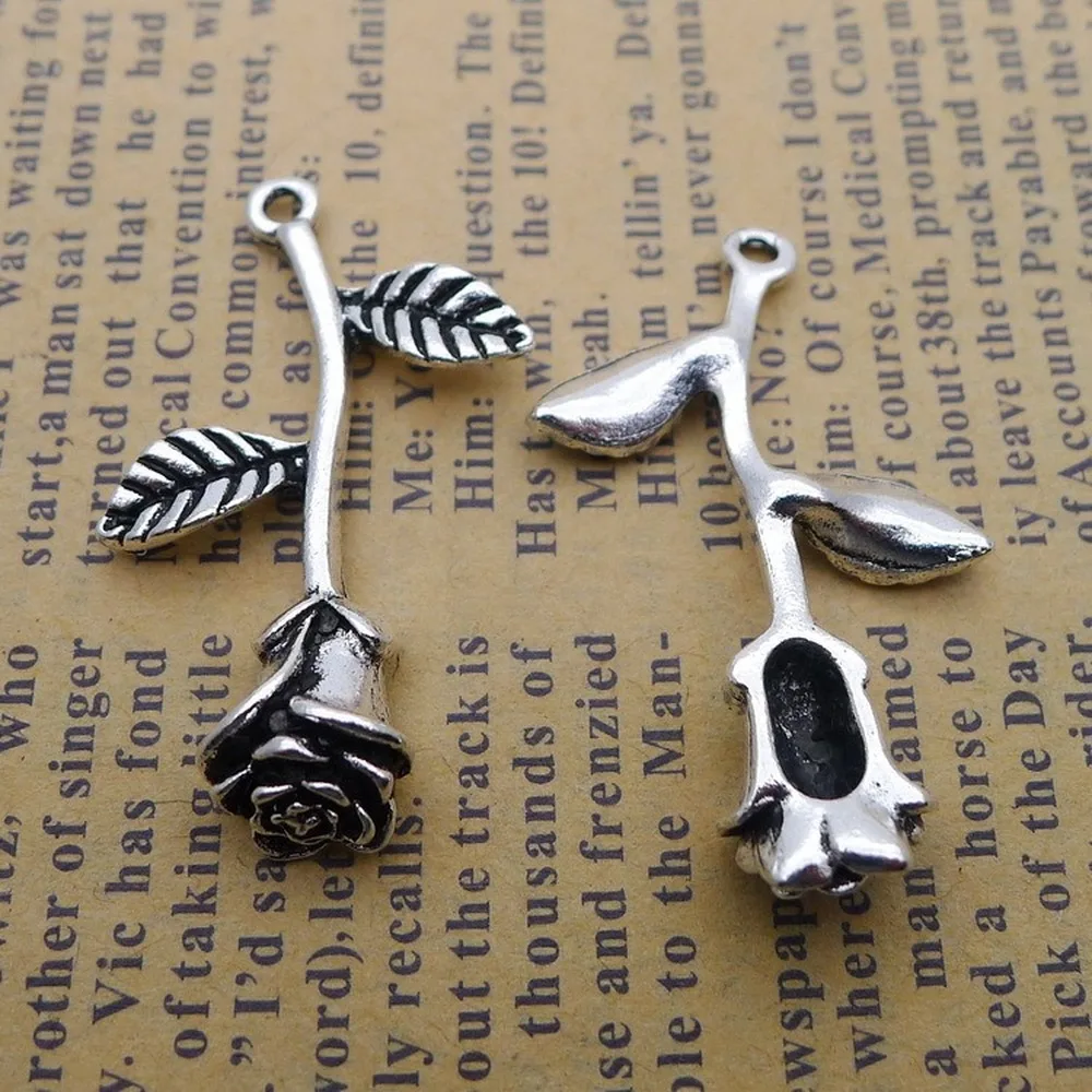 

100 шт. Φ 20 мм x 34 мм Сделай Сам Изготовление ювелирных изделий Подвеска антикварный серебряный цвет