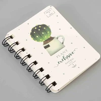 1pc 10 5x8cm mini small pocket cute cactus notebook coil paper notepad dialy books for school office supply stationery