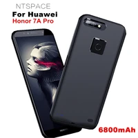 powerbank case for huawei honor 7a pro battery charger cases 6800mah backup battery power bank charging cover for honor 7a pro