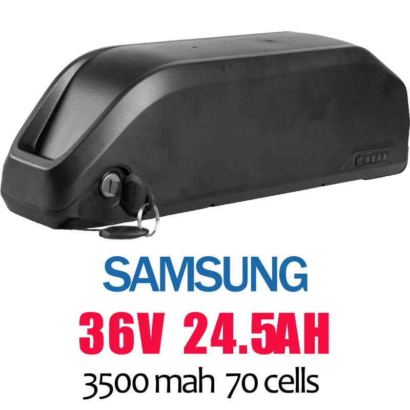 36V24.5AH Электрический велосипед 36 В 10,4-31,5 Ач SAMSUNG LG ячейка литиевая батарея для 8FUN Mid привод двигателя BBS02 литий-ионная батарея Ebike аккумулятор чехол - Цвет: 36V24.5AH