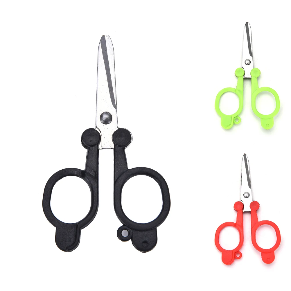 

Newest Multicolor Useful Trimming Scissors Nippers Clippers Sewing Embroidery Yarn Stainless Steel Folding Small Scissors