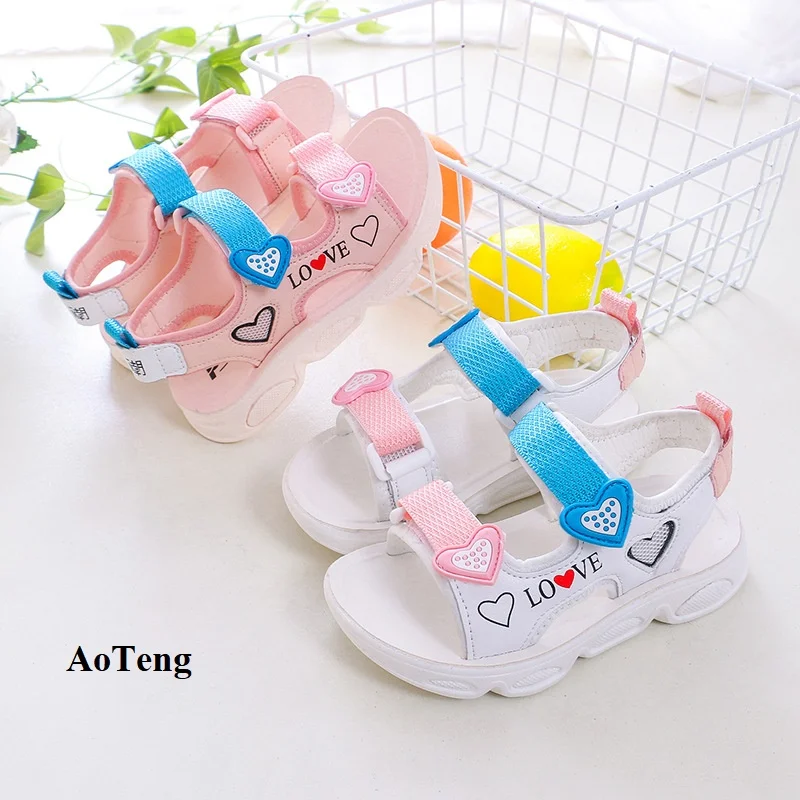 

2021 Fashion Children Shoes Summer New Girls Shoes For Girls Sandals Casual Comfortable Breathable Kids Sandals Beach Shoes