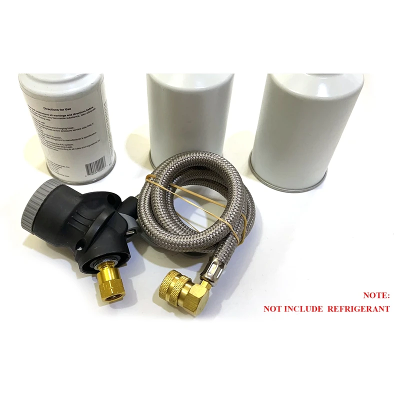 

R134A Refrigerant Charge Hose Kit Recharge Hose with 1/2 ACME ACME-SS ACME LH-SS Port AC880