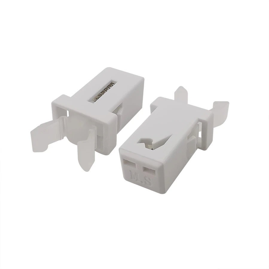 10Pcs Plastic PR-001 Small Door Lock Switch for Trash Can MS Air Conditioner Set Top Box TV EVD DVD Cover Black White - купить по