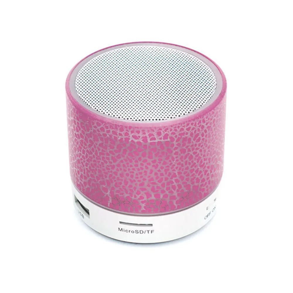 KISSCASE мини беспроводной портативный Bluetooth динамик s трещины светодиодный USB Радио FM MP3 стерео звук динамик для компьютера мобильного телефона