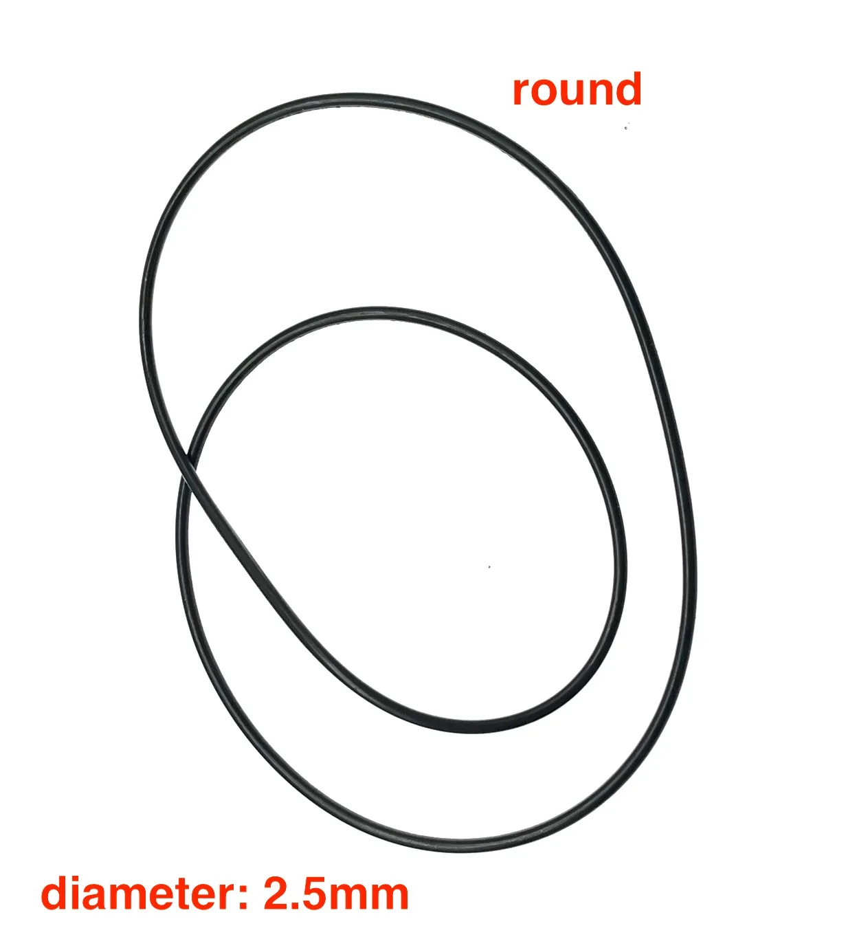 Круглый резиновый уплотнительный ремень диаметром 2 5 м для проигрывателя