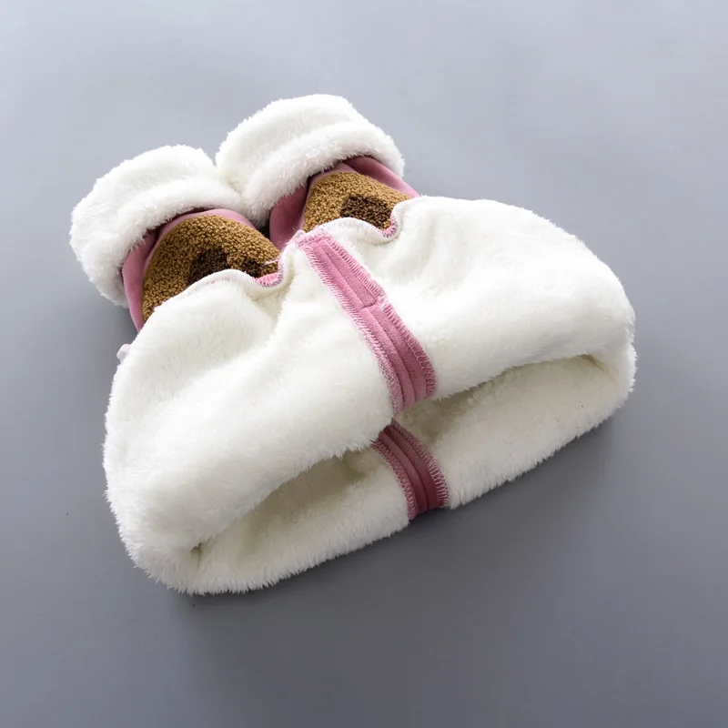 Детский Теплый комплект из куртки короткого пальто и брюк для мальчиков