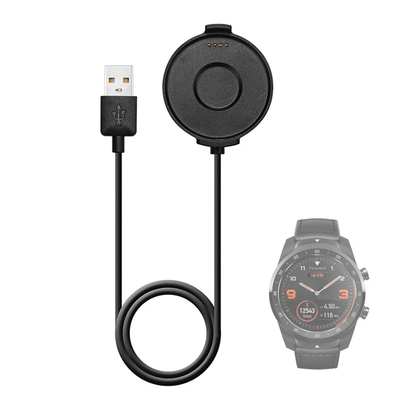 

Smartwatch Dock Charger Adapter USB Charging Cable for Ticwatch Pro /2020/4G LTE Sport Smart Watch Power Charge Accessories