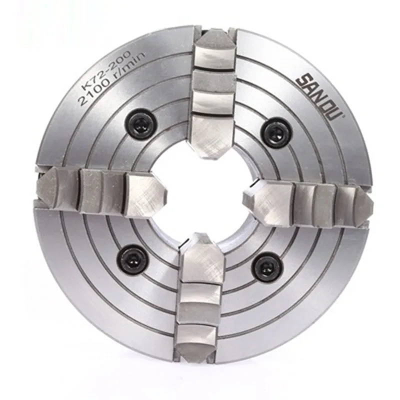 

K72-125 Small 4 Jaw Lathe Chuck 125mm Independent Chuck Lathe with Jaw Hardened Steel for Mini Lathe