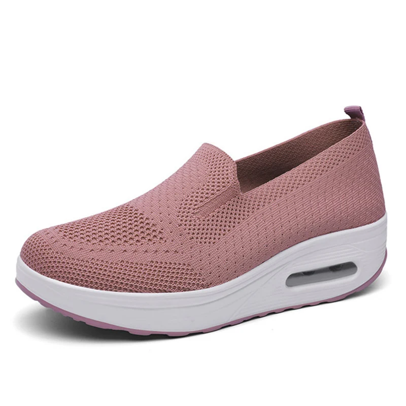 

Women's Flat Platform Shoes Breathable Vulcanized Woman Slip On Casual Fashion Ladies Walking Female Summer 2020 Hot New