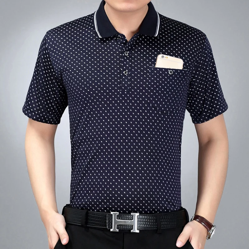 Рубашка-поло мужская с коротким рукавом деловой повседневный хлопок для Chevrolet