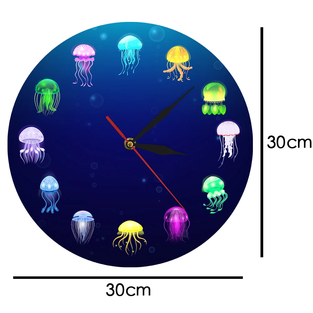 Красочные печатные технические настенные часы декор для детской комнаты