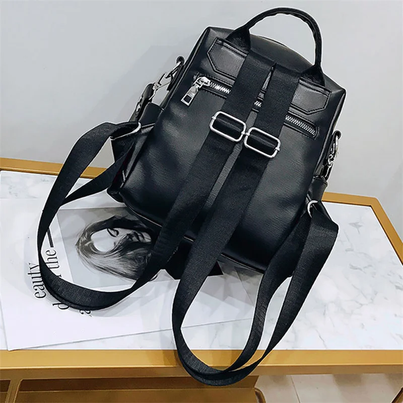 

Women Backpack Female 2021 New Shoulder Bag Multi-purpose Casual Fashion Ladies Small Backpack Travel Bag For Girls Backpack