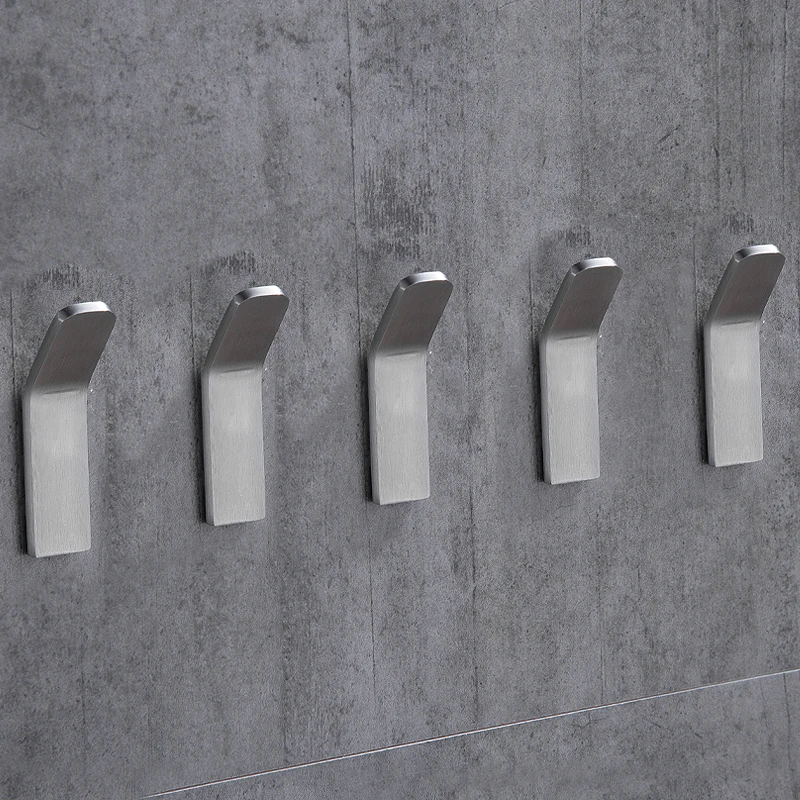 Крючки для халата самоклеящиеся крючки ванной комнаты настенные из нержавеющей