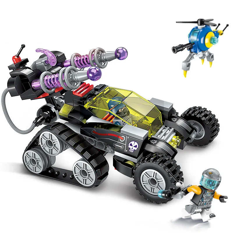 

203PCS Enlightenment Building Blocks 2708 Technology Era Magnetic Sniper Gun Boy Assembled Toy Gift