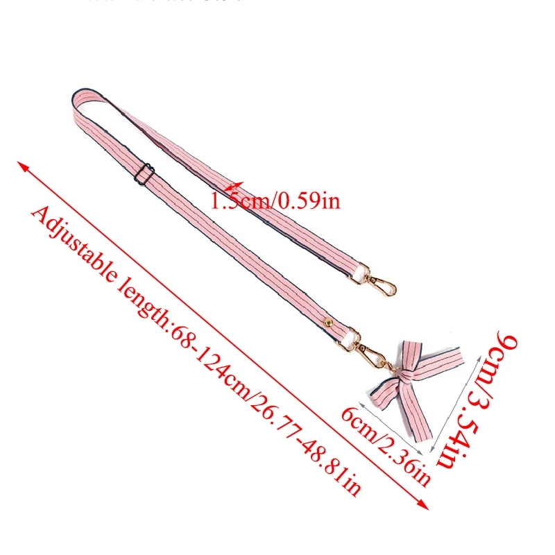 Элегантная тканевая сумка 124 см ремешок для телефона регулируемый на плечо