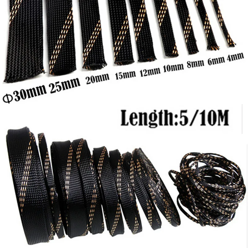 10 м 4 20 мм расширяемая кабельная втулка защита проводов с высокой плотностью