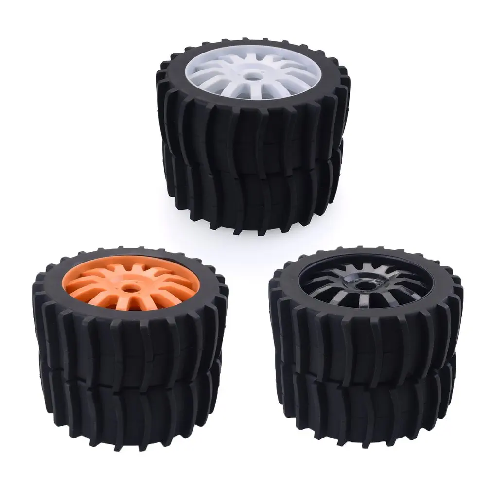 4 шт. 1/8 RC автомобиль снег песок весло шины резиновых шин колеса для Redcat Team Losi VRX HPI с