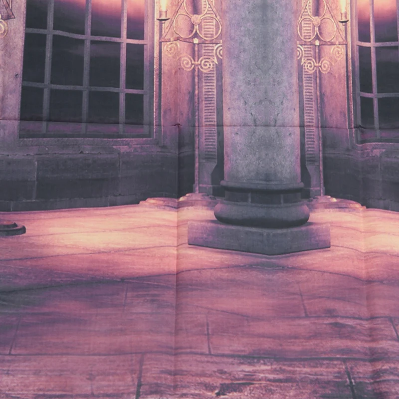 3x5FT Ретро дворцовый виниловый тканевый фон для студийной фотосъемки |