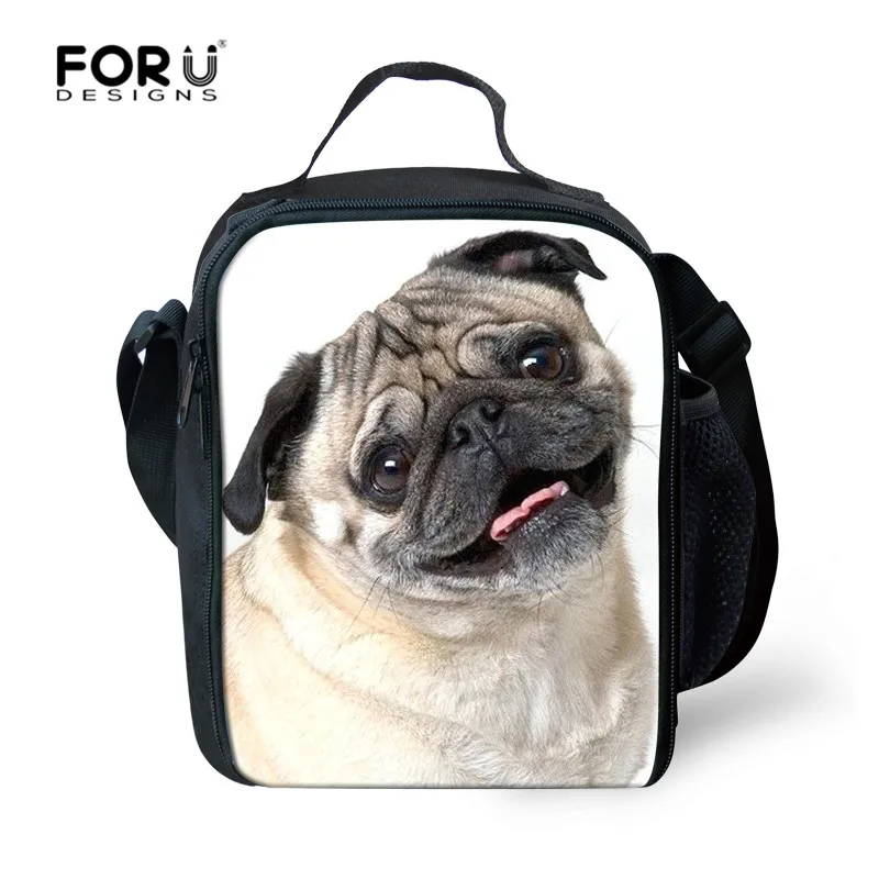 FORUDESIGNS школьный рюкзак для девочек 3 шт. набор рюкзак 3D принт с Мопсом Детский Рюкзак Студенческая Книга сумка Mochila - Цвет: Z4860G
