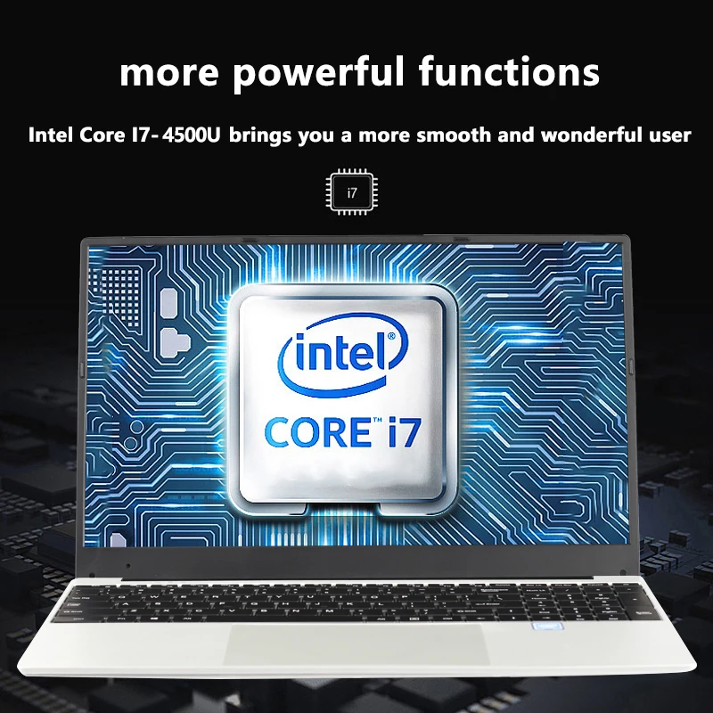 15 6-дюймовый ноутбук intel i7 4500U игровой 8 Гб RAM SSD Windows 10 двухдиапазонный WIFI 1080P FHD