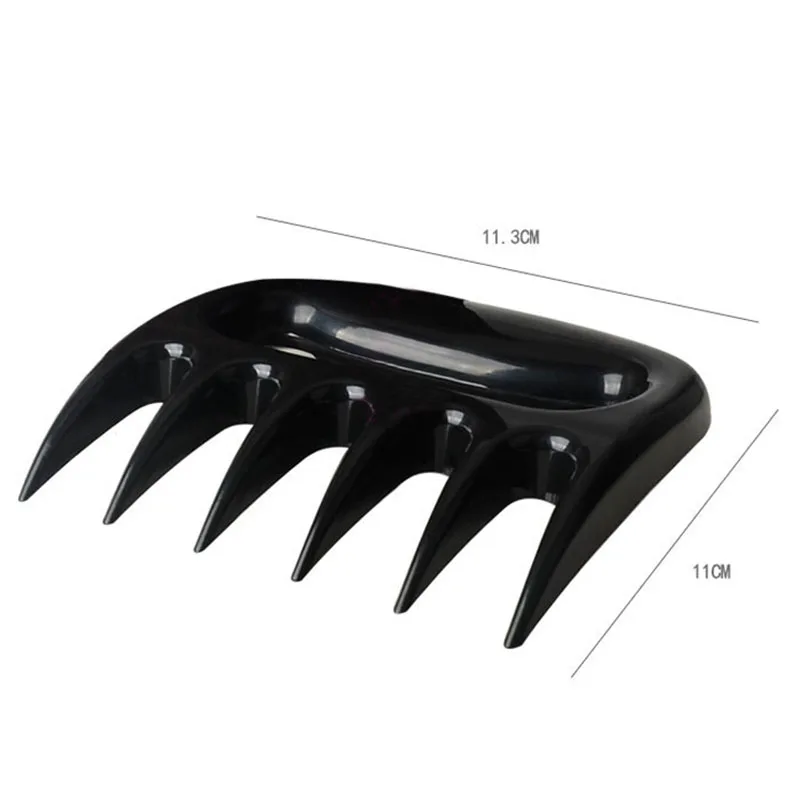 

1Pcs Blades Needle Tongs Shred Meat BBQ Fork Restaurant Supplies Bear Claws Shape Roasting Fork Pork Clamp Kitchen Cooking Tools