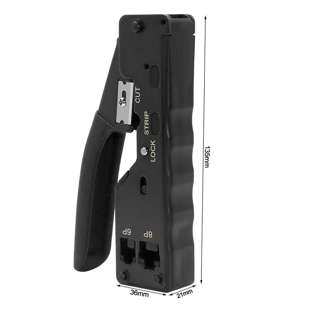 Все в одном инструмент RJ45 инструменты для обжима сети Cat7 Cat6 Cat5 RJ11 RJ12 модульные