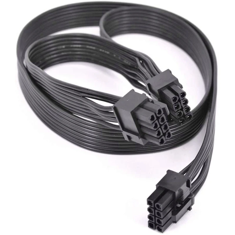 

PCI Express 8Pin to Dual 6+2Pin Power Supply Cable PCIe 8 Pin 1 to 2 Spliter Cable for Corsair RM/HX/CX-M Series