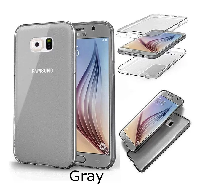 360 двойной силиконовый, мягкий, телефонный чехол для samsung Galaxy S3 S4 S5 S6 край S7 S8 плюс S9 S10E Note3 4 для девочек от 5 до 8 лет 9 G530 G360 для Note10 pro - Цвет: 5