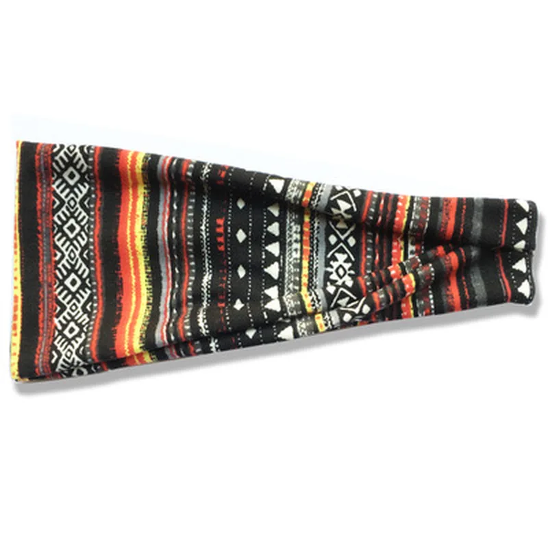 Твист повязкой на голову чалмой впитывает пот Цвет черный серый винный Спорт