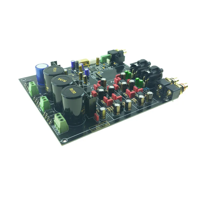 Новый ES9018 DAC HIFI аудио собранная Плата декодера I2S 384K DSD XLR опция USB XMOS XU208 или Amanero|usb