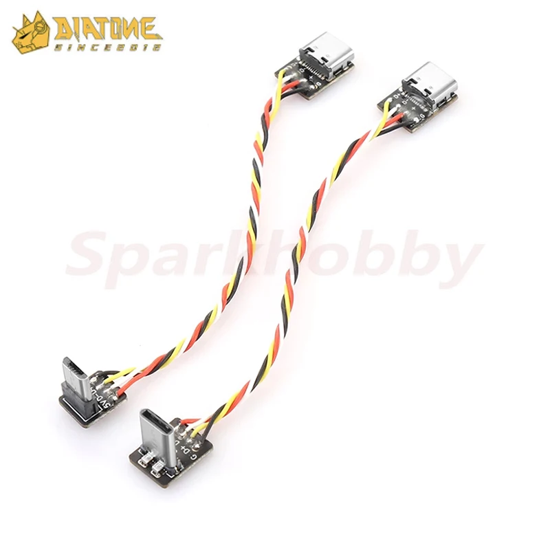 Diatone MAMBA Type-C Micro Удлинительный кабель для использования в стойке, что неудобно подключать и выключать USB контроллера полета