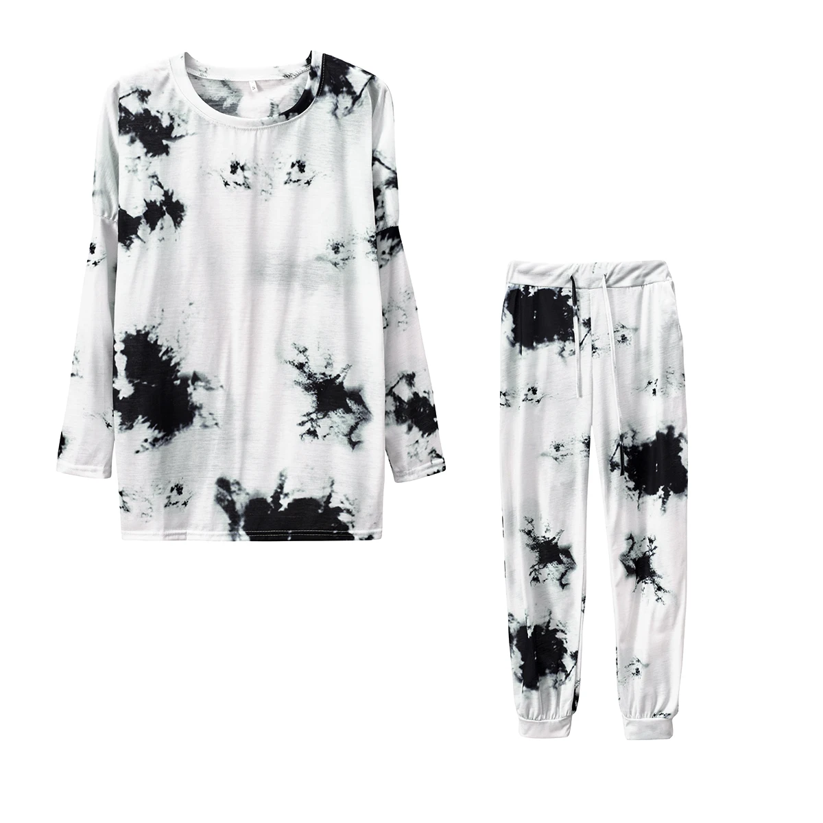 

Women's Pyjama Sets Round Neck Florid